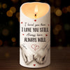 Personalized LED Candle - Anniversary Wedding Gifts For Couple - Love Feels Safe With You