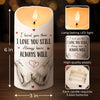 Personalized LED Candle - Anniversary Wedding Gifts For Couple - Love Feels Safe With You