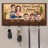 Personalized Home Decor Key Hanger, Key Holder – Gifts For Family Members – Home Sweet Home