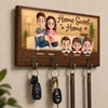 Personalized Home Decor Key Hanger, Key Holder – Gifts For Family Members – Home Sweet Home