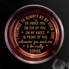 Personalized Whiskey Glass – Anniversary Wedding Gifts For Couple – Perfectly Imperfect Just Like Us