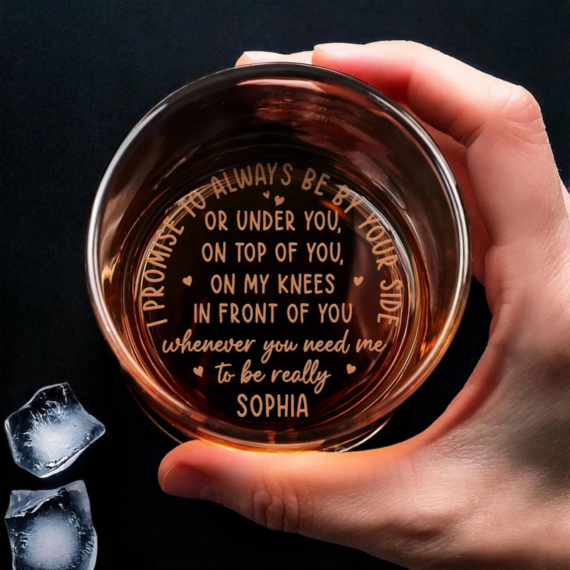 Personalized Whiskey Glass – Anniversary Wedding Gifts For Couple – Perfectly Imperfect Just Like Us