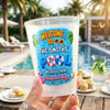 Personalized Party Cups - Poolside, Summer Gift For Family - Our Family Oasis