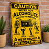 Personalized Metal Sign – Camping Gifts For Campers – Camp More, Worry Less
