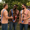 Personalized Funny Patriotic T-shirt - Gifts For Men - Red White And Ready To Party