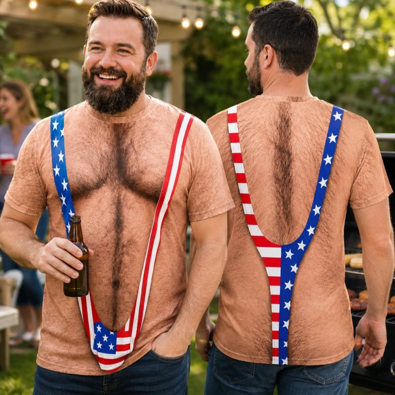 Personalized Funny Patriotic T-shirt - Gifts For Men - Red White And Ready To Party