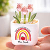 Personalized Glass Everlasting Tulips – Gifts For Teachers – Thank You For Helping Me Grow