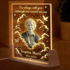 Personalized Photo 3D LED Walnut Night Light - Memorial Sympathy Gift - Forever In Every Season