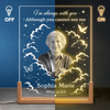 Personalized Photo 3D LED Walnut Night Light - Memorial Sympathy Gift - Forever In Every Season