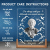 Personalized Photo 3D LED Walnut Night Light - Memorial Sympathy Gift - Forever In Every Season