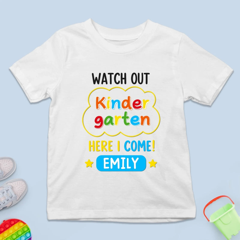 Personalized Kid T-shirt – Back To School Gift For Kid – Ready for First Grade