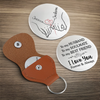 Personalized Pocket Hug - Wedding Anniversary Gift For Couple - Hearts Connected Staying Close