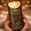 Personalized LED Candle - Wedding Anniversary Gift For Couple - Love Lights Our Way