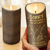 Personalized LED Candle - Wedding Anniversary Gift For Couple - Love Lights Our Way