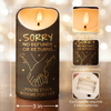 Personalized LED Candle - Wedding Anniversary Gift For Couple - Love Lights Our Way