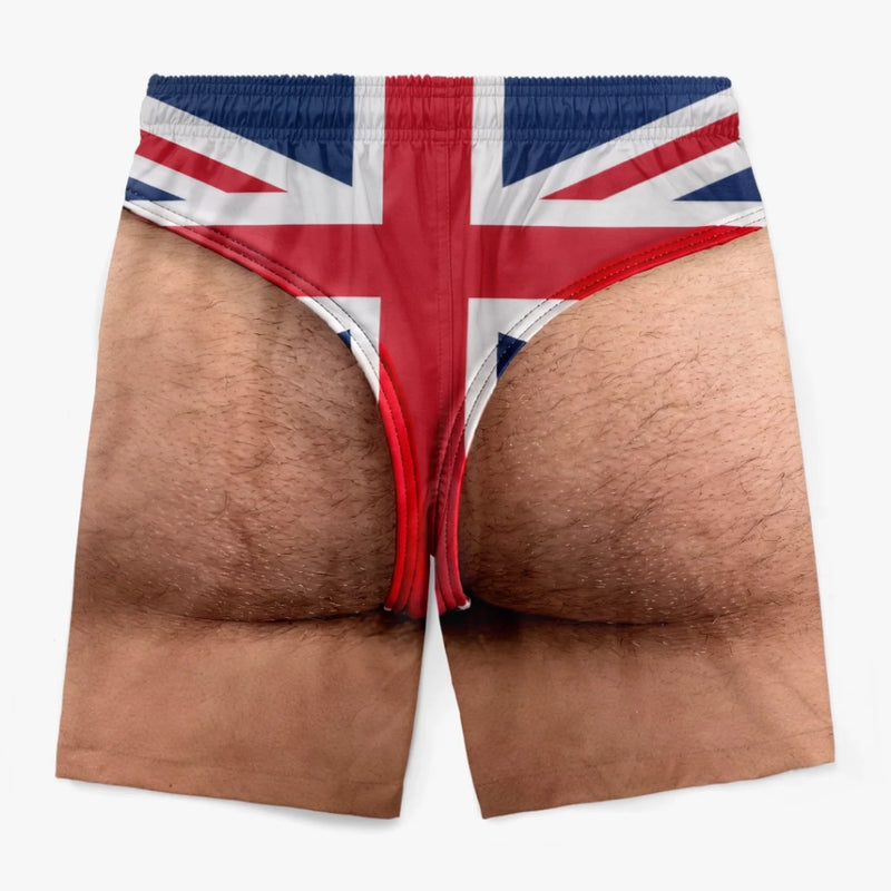 Personalized Funny Men Swim Trunks – Summer Gift For Men – Beach Please