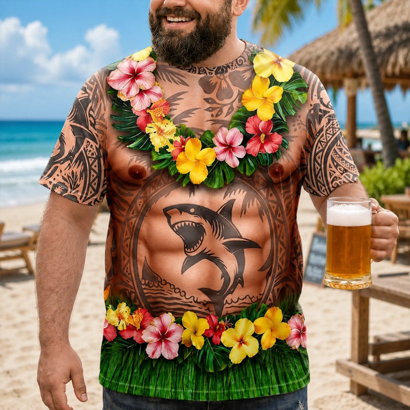 Personalized Funny T-shirt - Birthday Gift For Men - Aloha