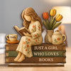 Personalized 2-Layered Wooden Plaque - Gifts For Book Lovers - One More Chapter Awaits