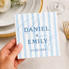 Personalized Cocktail Napkins – Wedding Keepsake Decor – Just Married, Still Smiling