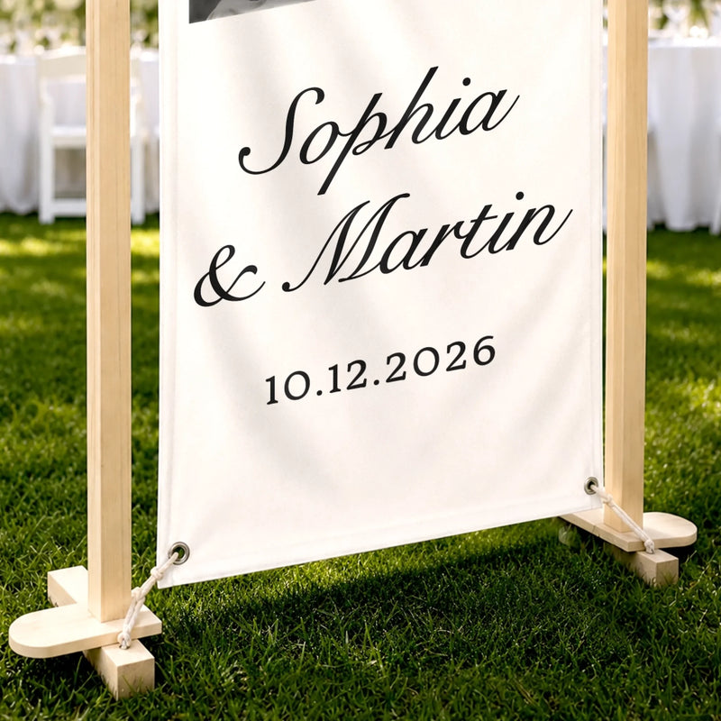 Personalized Photo Welcome Banner – Anniversary Wedding Gifts For Couple, Husband And Wife – The Best Is Yet To Come