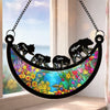 Personalized Window Hanging Suncatcher Ornament – Birthday Gifts For Mom, Grandma – Our Little World Is Full Of Love