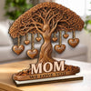 Personalized 2-Layered Wooden Plaque – Birthday Gifts For Mom, Daughter – Love That Branches Forever