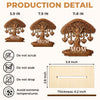Personalized 2-Layered Wooden Plaque – Birthday Gifts For Mom, Daughter – Love That Branches Forever