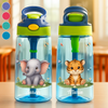 Personalized 16oz Plastic Kids Water Bottle - Back To School Gifts For Kids - School, Here I Come!
