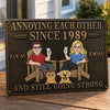Personalized Home Decor Metal Sign - Anniversary Wedding Gifts For Couple, Pet Lovers - Still Going Strong