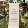 Personalized Wedding Chair Sign - Sympathy Gift For Brides & Grooms - In Loving Memory
