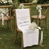 Personalized Wedding Chair Sign - Sympathy Gift For Brides & Grooms - In Loving Memory