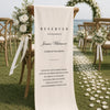 Personalized Wedding Chair Sign - Sympathy Gift For Brides & Grooms - In Loving Memory