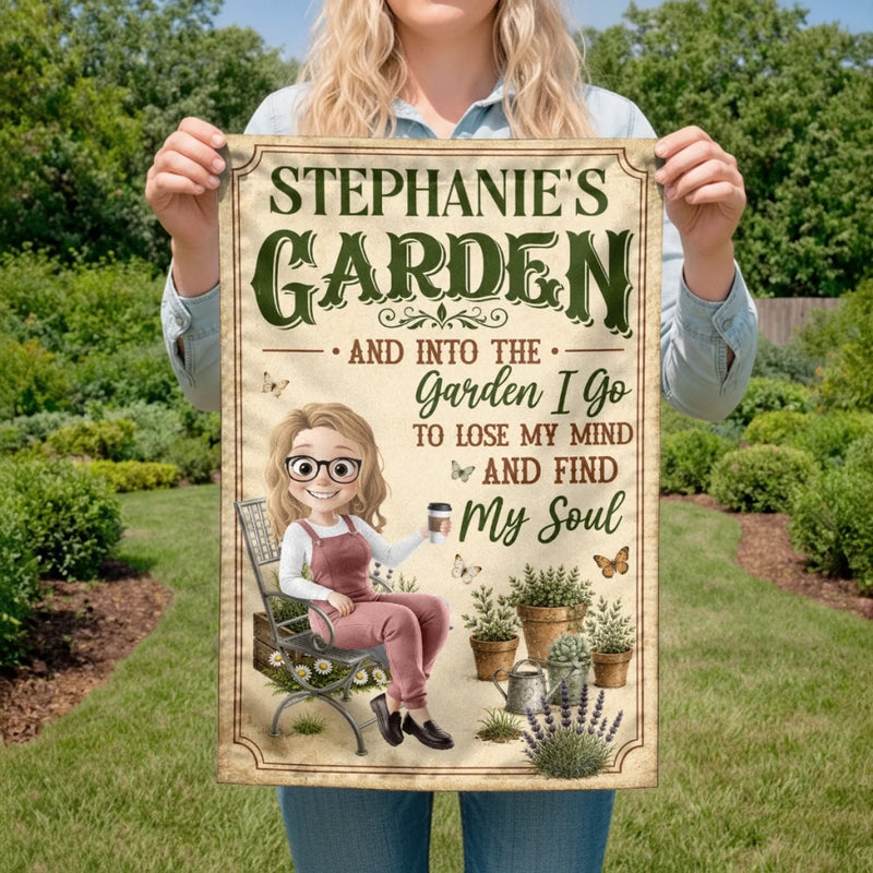 Personalized Flag - Garden Gifts For Gardeners - Her Garden Is Perfect