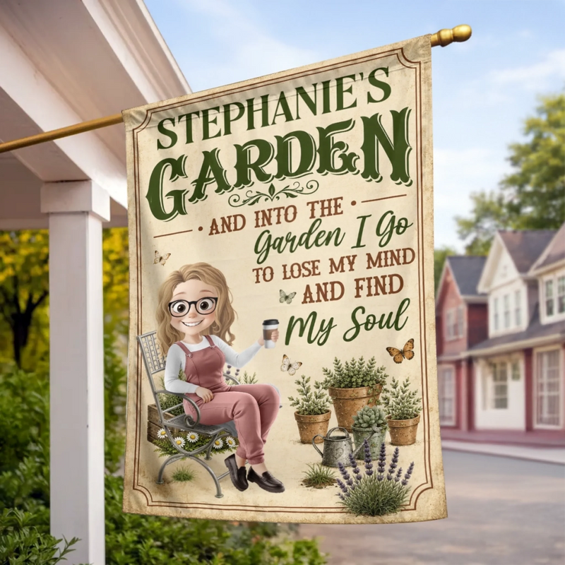Personalized Flag - Garden Gifts For Gardeners - Her Garden Is Perfect
