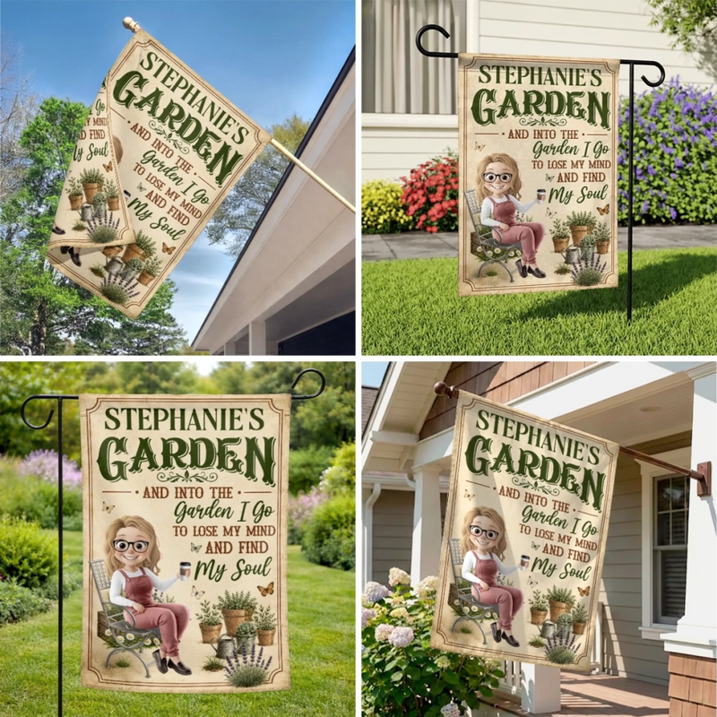 Personalized Flag - Garden Gifts For Gardeners - Her Garden Is Perfect