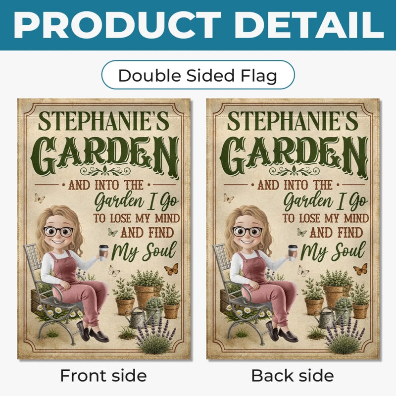 Personalized Flag - Garden Gifts For Gardeners - Her Garden Is Perfect