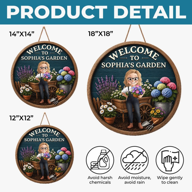Personalized Wood Sign – Garden Gifts For Gardeners – Her Greatest Adventure