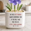 Personalized Glass Everlasting Tulips – Custom Gifts For Friends, Bestie – We Are Best Friends