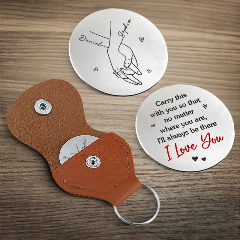 Personalized Pocket Hug - Anniversary Wedding Gifts For Couple - Our Bond Deepens With Time