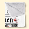 Personalized Photo Blanket - Sympathy Gift For Family - Keeping Your Light With Me
