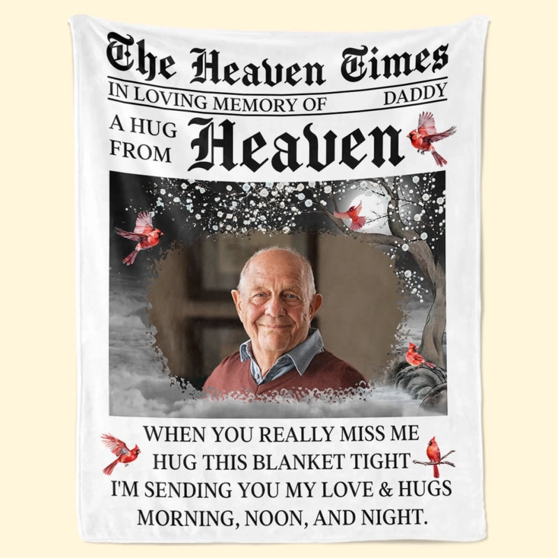Personalized Photo Blanket - Sympathy Gift For Family - Keeping Your Light With Me
