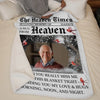 Personalized Photo Blanket - Sympathy Gift For Family - Keeping Your Light With Me