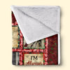 Personalized Photo Blanket - Sympathy Gift For Family - Always Remembered Never Forgotten