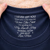Personalized Inside Neck Print T-Shirt – Meaningful Memorial Gift – Gone But Never Forgotten