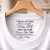 Personalized Inside Neck Print T-Shirt – Meaningful Memorial Gift – Gone But Never Forgotten
