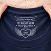 Personalized Inside Neck Print T-Shirt – Meaningful Memorial Gift – Forever Remembered Always Loved