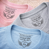 Personalized Inside Neck Print T-Shirt – Meaningful Memorial Gift – Forever Remembered Always Loved