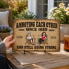 Personalized Home Decor Metal Sign - Anniversary Wedding Gifts For Couple - A Lifetime Of Little Moments