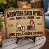Personalized Home Decor Metal Sign - Anniversary Wedding Gifts For Couple - A Lifetime Of Little Moments