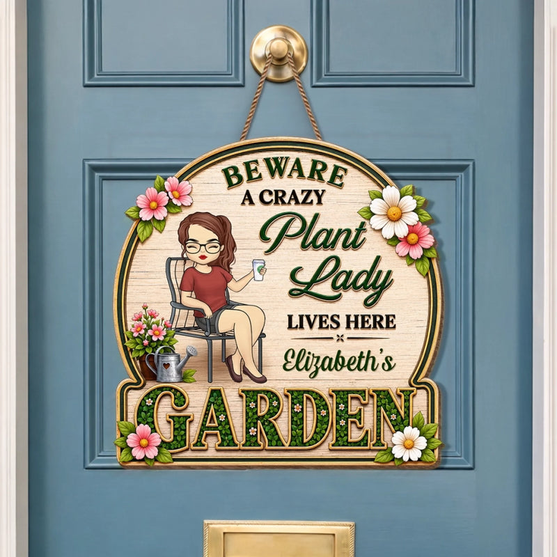 Personalized Wood Sign – Garden Gifts For Gardeners – Just One More Plant